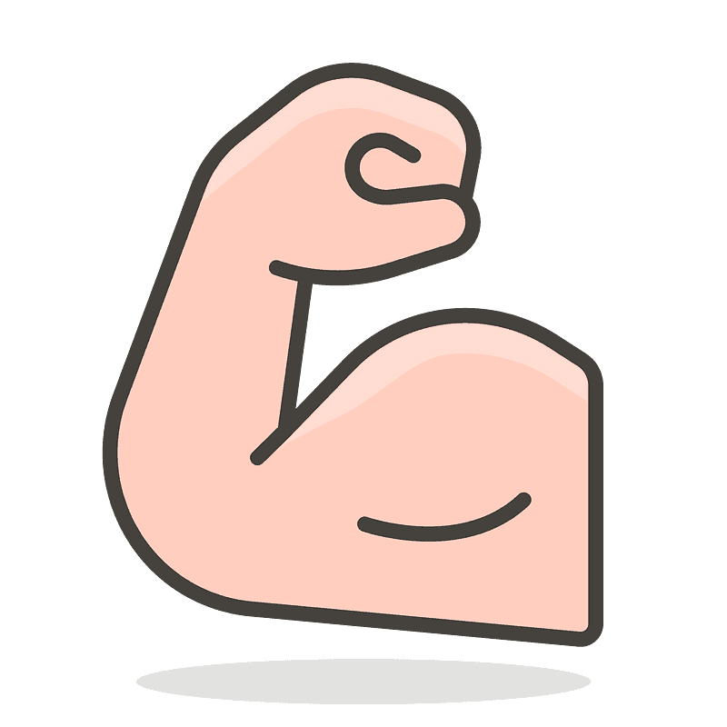 Flexed biceps