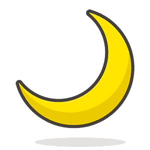 Crescent moon