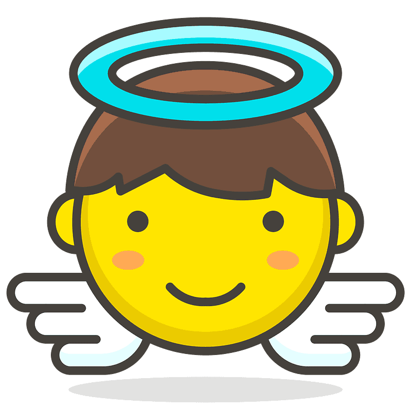 Baby angel - Free vector emoji on creazilla.com