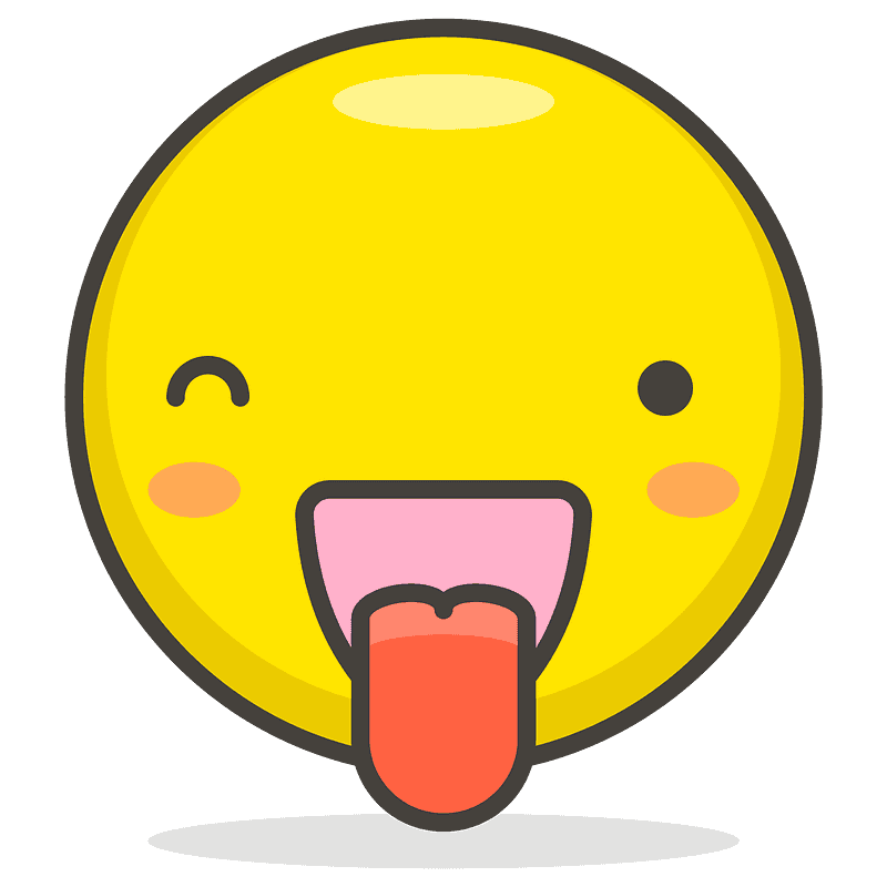 Squinting face with tongue