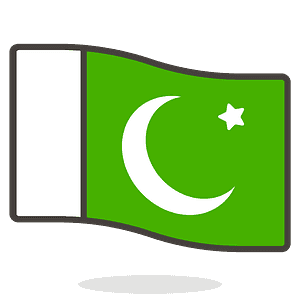 Pakistan flagga