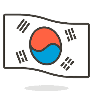 Korea Selatan bendera