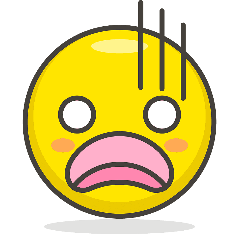 Anguished face