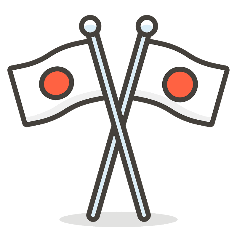 Crossed flags