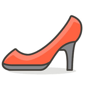 High-heeled shoe