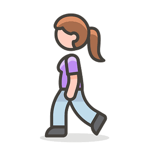 Woman walking