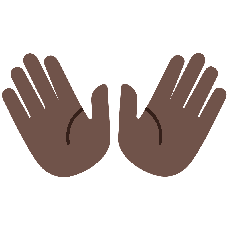 Open hands