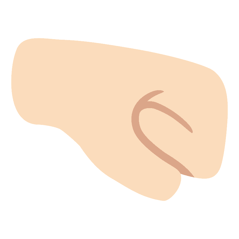 Right-facing fist