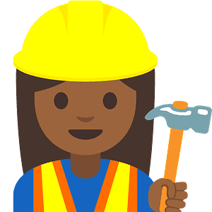 Woman construction worker