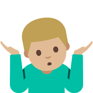 Man shrugging