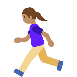 Woman running