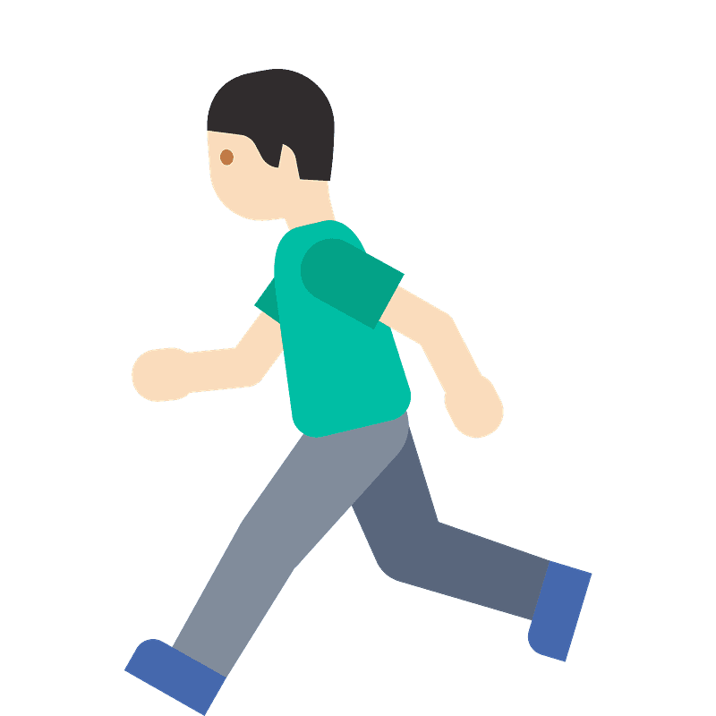 Person running