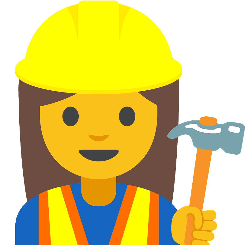 Woman construction worker