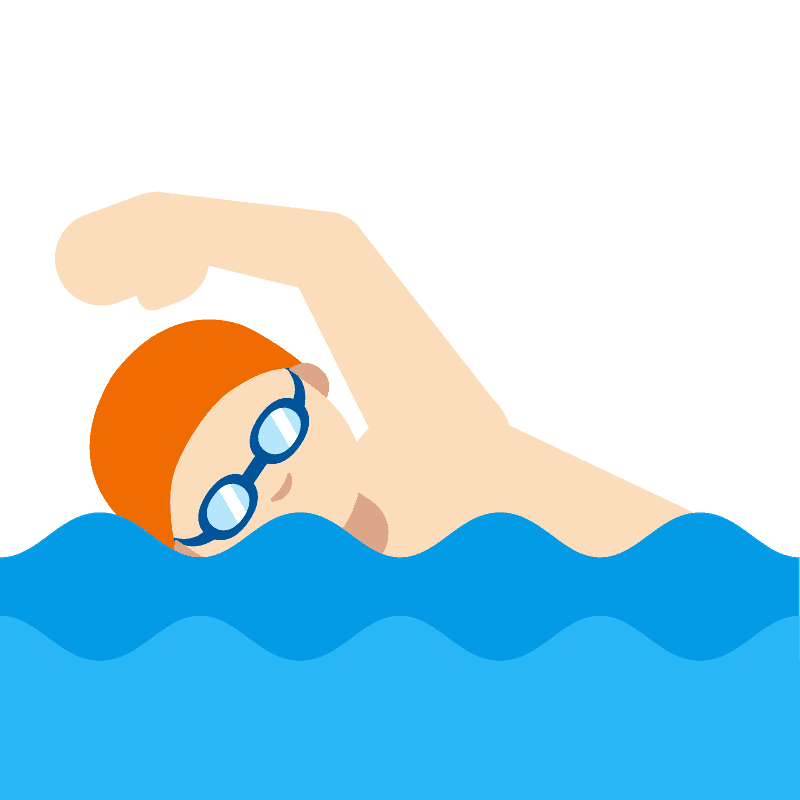 Man swimming