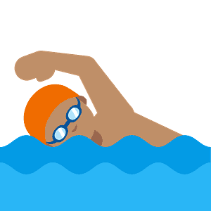 Man swimming