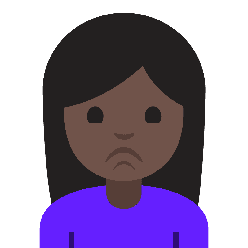 Person pouting