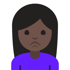 Person pouting