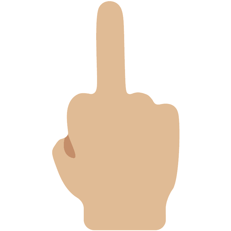 Middle finger