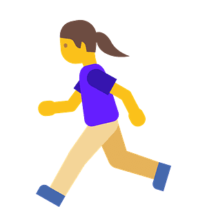 Woman running