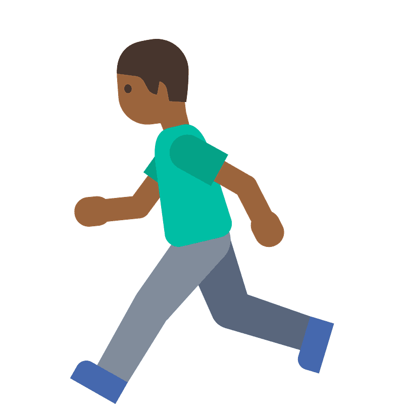 Person running