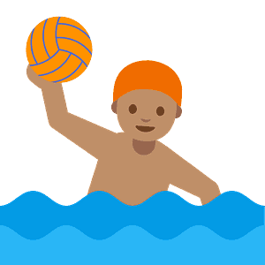 Person playing water polo