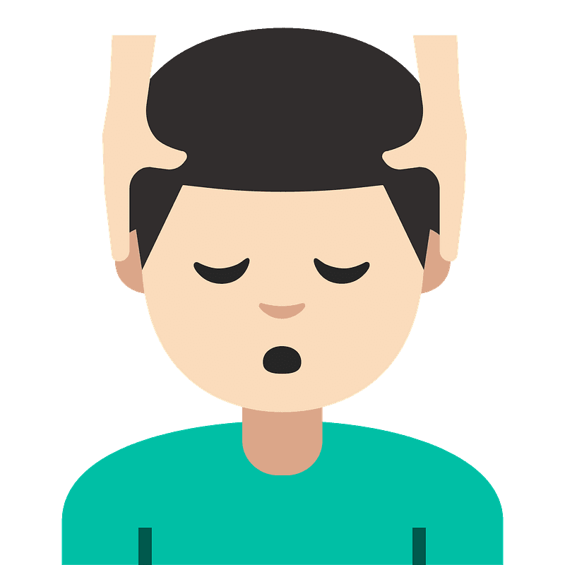 Man getting massage