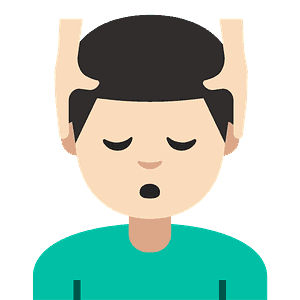 Man getting massage