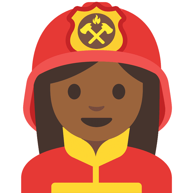 Woman firefighter