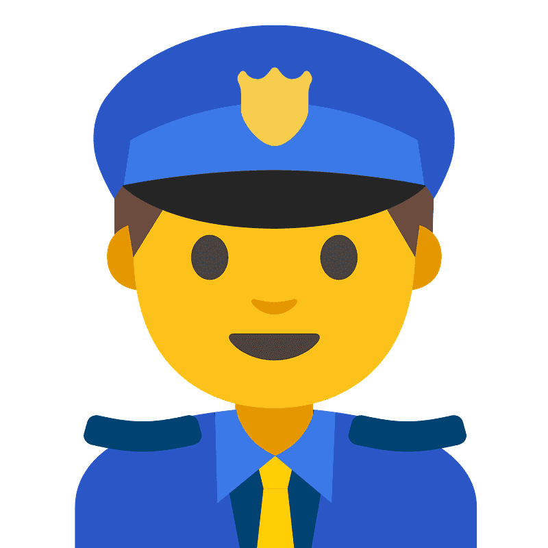 Man police officer