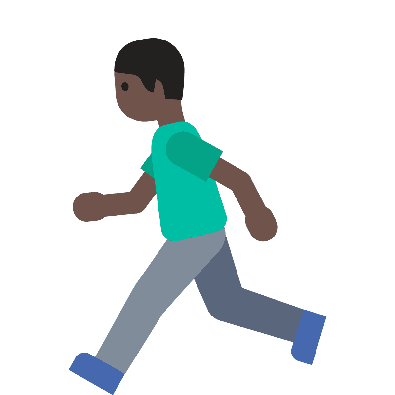Person running