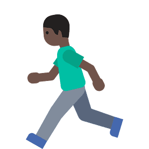 Person running