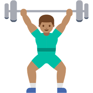 Person lifting weights