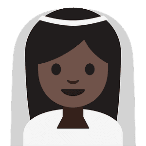 Person with veil