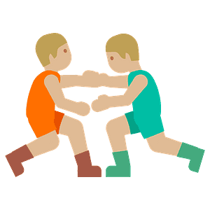 People wrestling