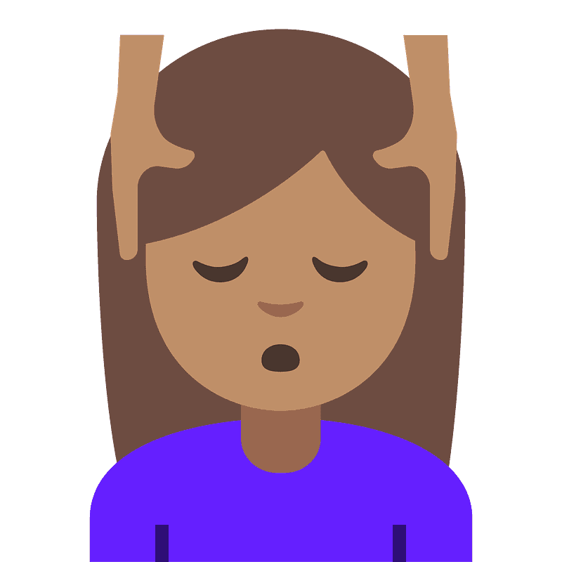 较深肤色 女生按摩