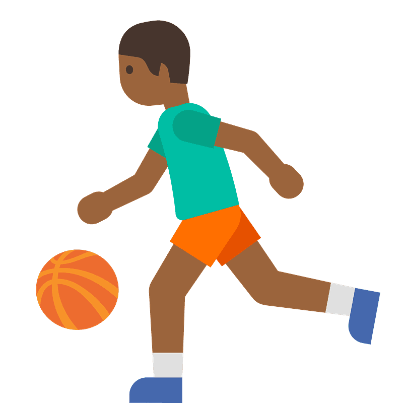 Man bouncing ball