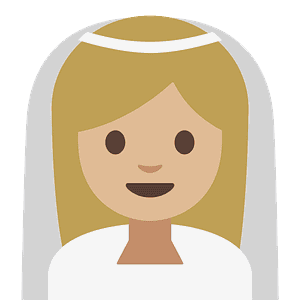 Person with veil