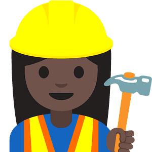 Woman construction worker