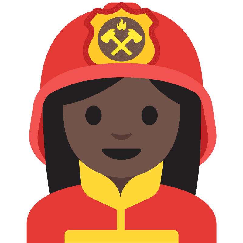Woman firefighter
