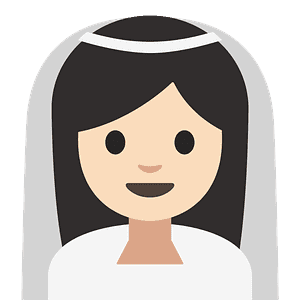 Person with veil