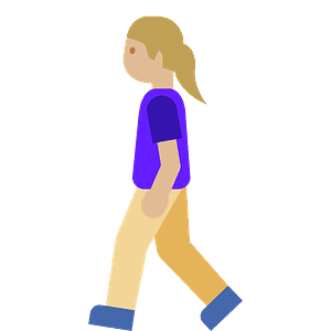 Woman walking