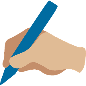 Writing hand