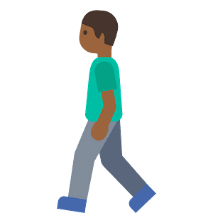 Person walking