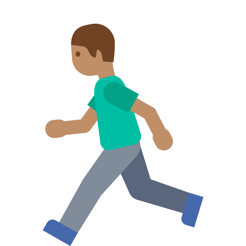 Person running