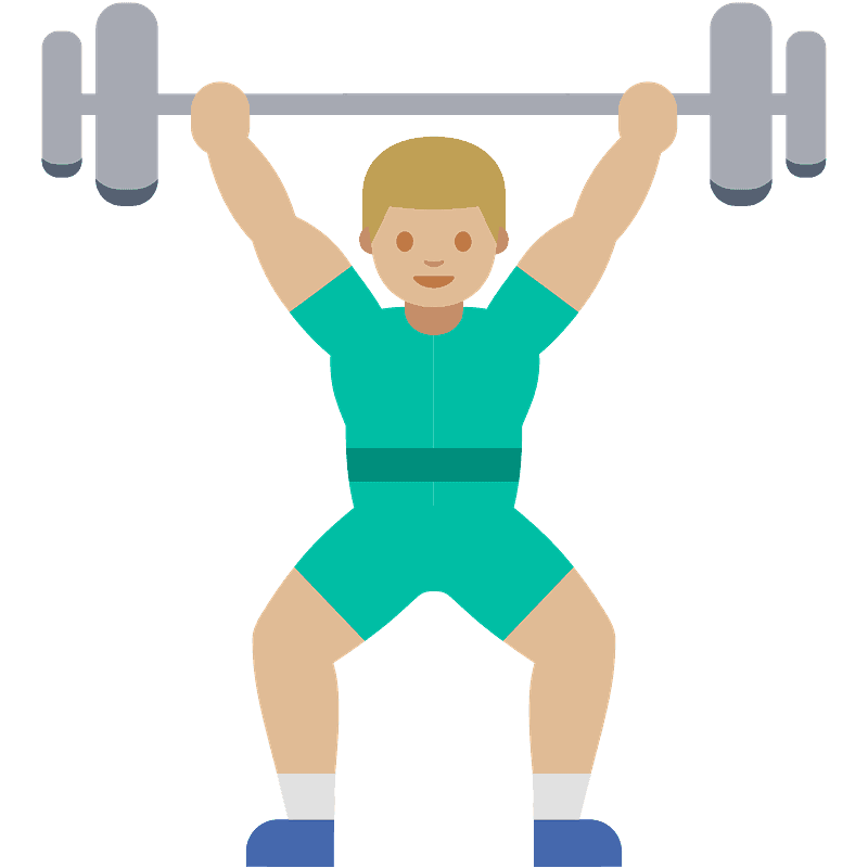 Person lifting weights