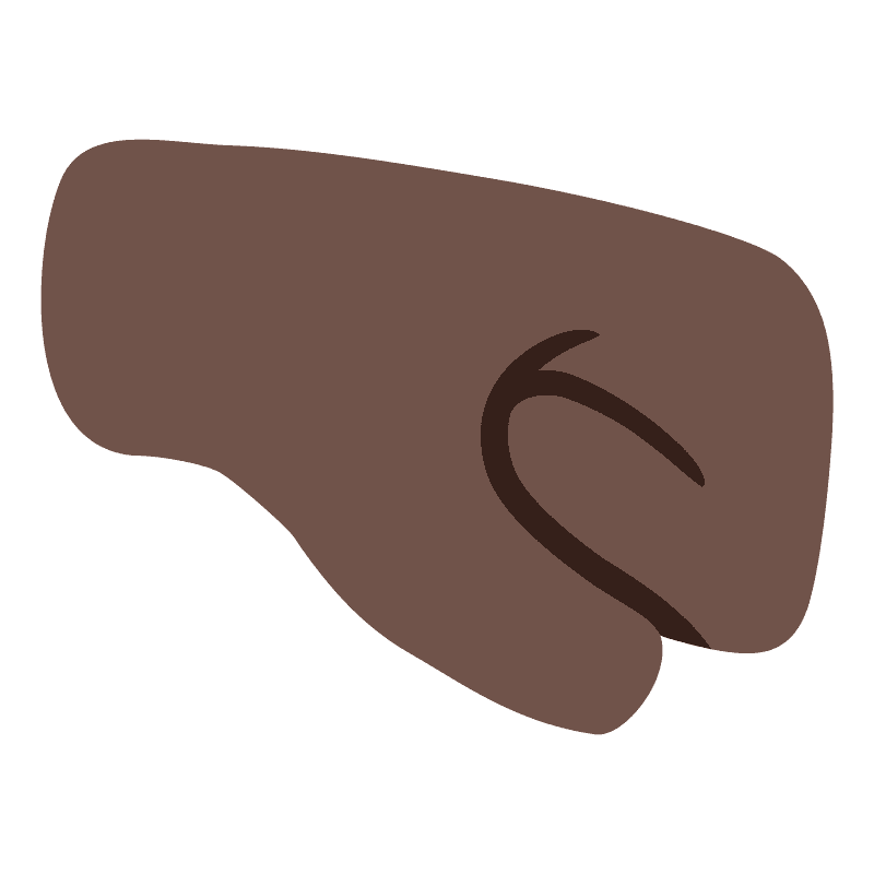 Right-facing fist