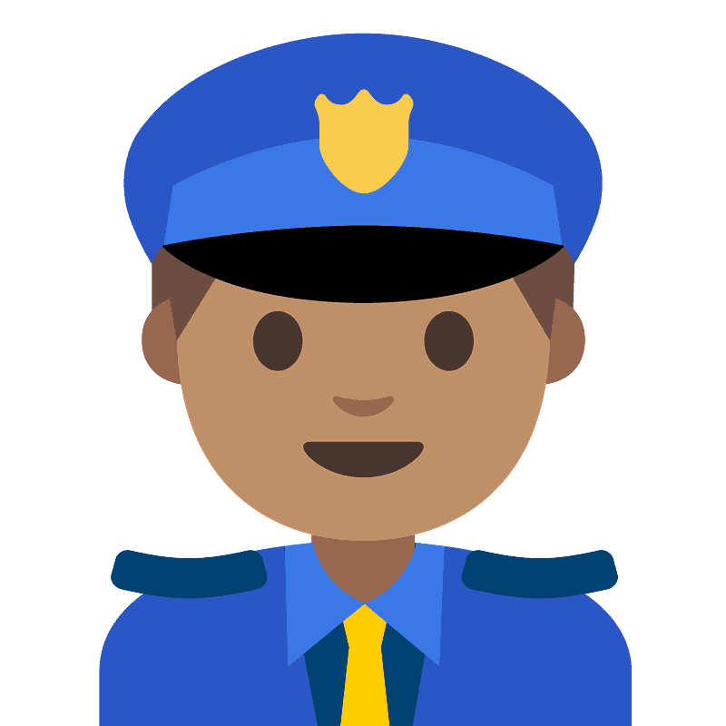 较深肤色 女警察