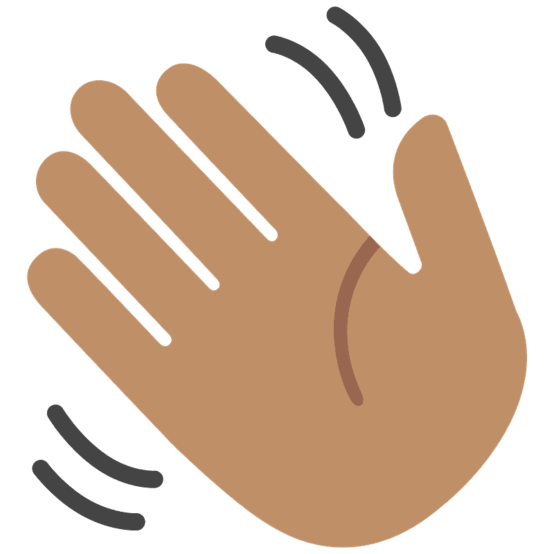 Waving hand