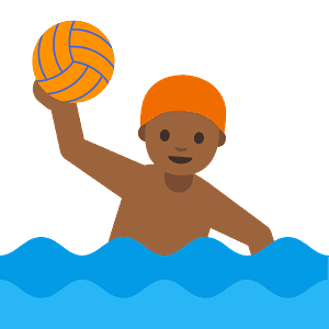 Person playing water polo