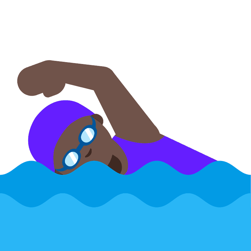Woman swimming